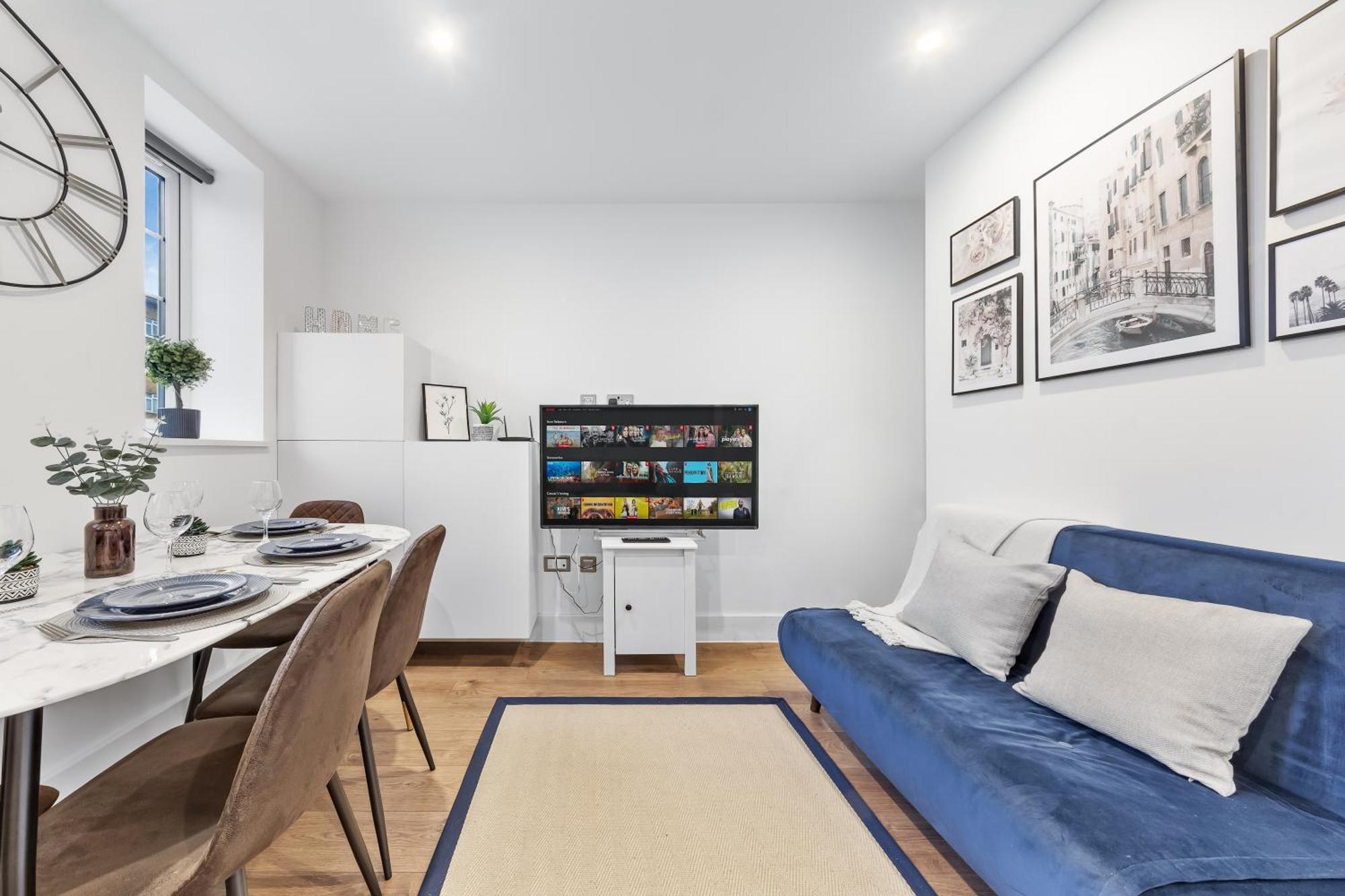Central London Two Bedroom Serviced Apartment - Nine Elms Luxury Stay - Vauxhall & Westminster Exterior foto