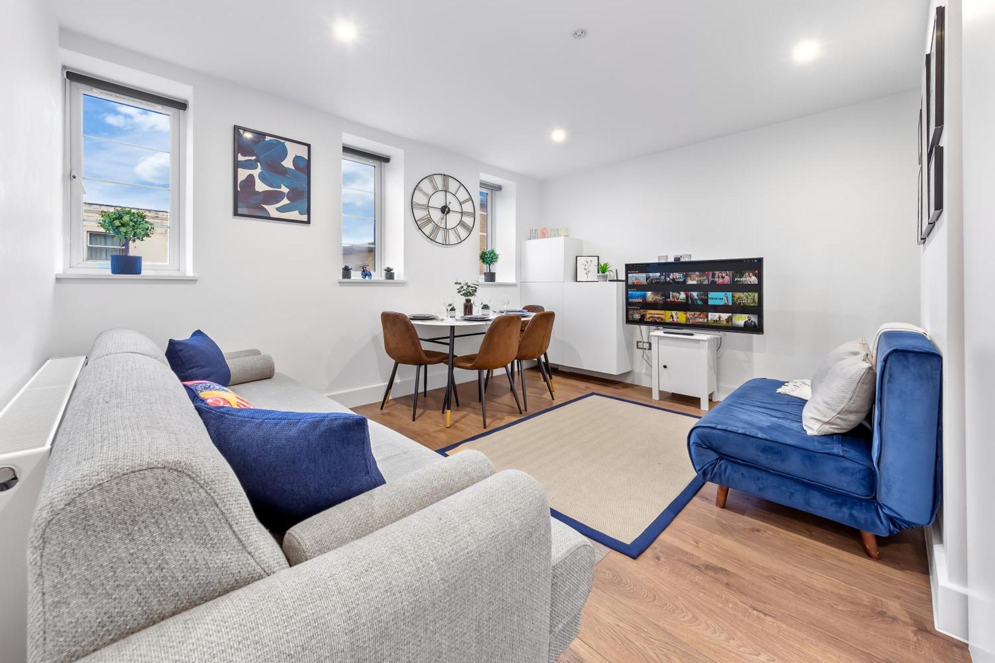 Central London Two Bedroom Serviced Apartment - Nine Elms Luxury Stay - Vauxhall & Westminster Exterior foto