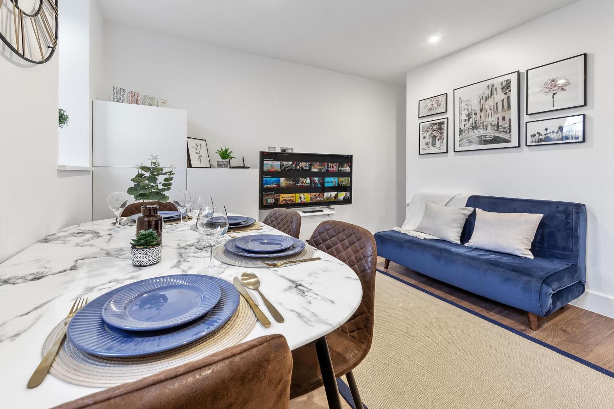 Central London Two Bedroom Serviced Apartment - Nine Elms Luxury Stay - Vauxhall & Westminster Exterior foto